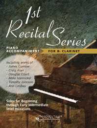 P-A 1st Recital Series - for Bb Clarinet Solos for Beginning through Early Intermediate lev